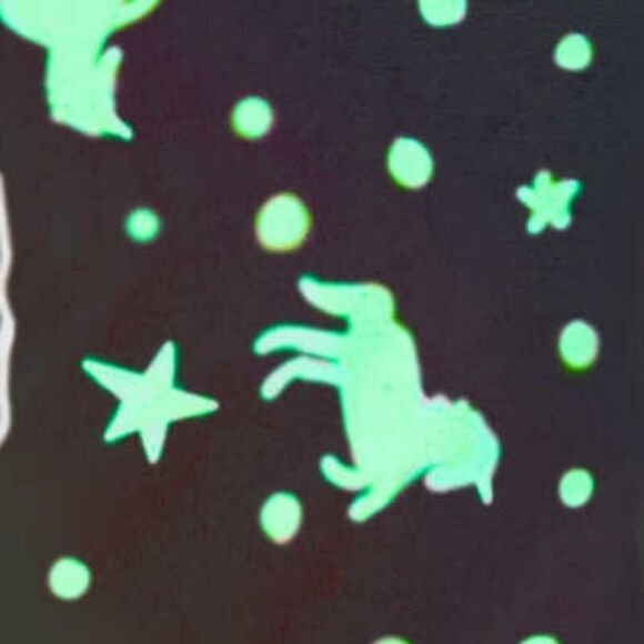 32 Degrees Heat Unicorn Pajama Glow In The Dark Girls Lounge Hoodie - Picture 4 of 6